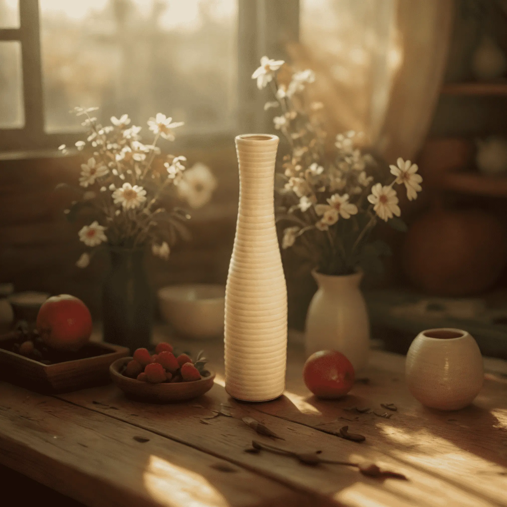 AI-enhanced cosmetic product photography with optimized lighting