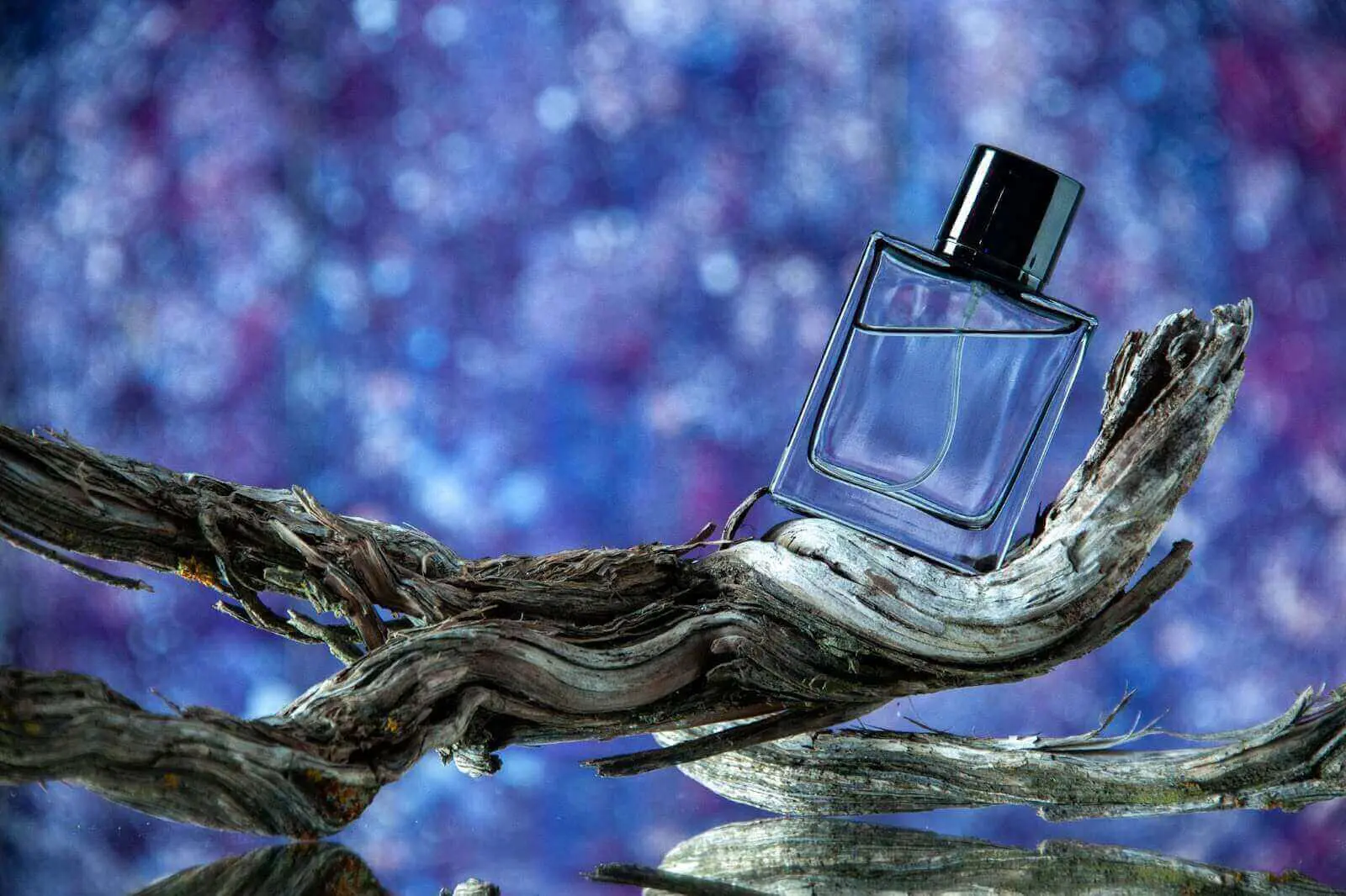 Perfume ad image with stunning props